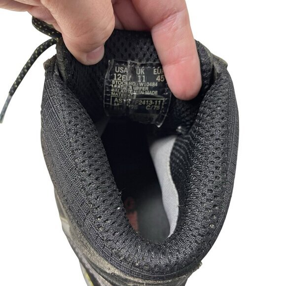 Wolverine w10484 Multishox Waterproof Steel Toe Black Work Boots Lace Up 12EW - Picture 6 of 10